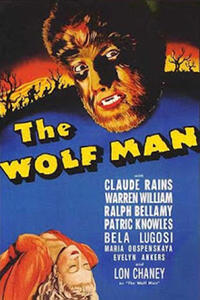 Poster art for "The Wolf Man."