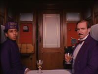 Tony Revolori as Zero and Ralph Fiennes as M. Gustave in "The Grand Budapest Hotel."