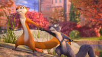 Andie voiced by Katherine Heigl and Surly voiced by Will Arnett in "The Nut Job."