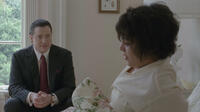 Brendan Fraser as Tom Fitzpatrick and Vanessa Hudgens as Agnes 'Apple' Bailey in "Gimme Shelter."