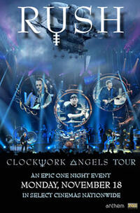 Poster art for "RUSH Clockwork Angels Tour."