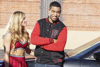 ) Brooke Butler as Tracy Bingham and Tom Williamson as Terry Stankus in the horror comedy “ALL CHEERLEADERS DIE
