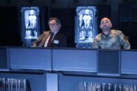 Gary Oldman and Jackie Earle Haley in "RoboCop."