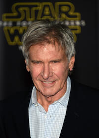 Harrison Ford at the California premiere of "Star Wars: The Force Awakens."