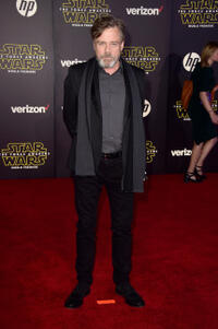 Mark Hamill at the California premiere of "Star Wars: The Force Awakens."