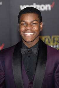 John Boyega at the California premiere of "Star Wars: The Force Awakens."