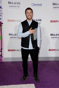 Mike Posner at the World premiere of "Justin Bieber's Believe."