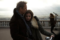 Kevin Costner and Hailee Steinfeld in "3 Days to Kill."