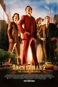 Poster art for "Anchorman 2: The Legend Continues."
