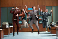 David Koechner, Paul Rudd, Will Ferrell and Steve Carell in "Anchorman 2: The Legend Continues."