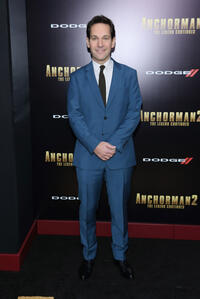 Paul Rudd at the New York premiere of "Anchorman 2: The Legend Continues."
