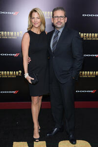 Steve Carell and Nancy Carell at the New York premiere of "Anchorman 2: The Legend Continues."