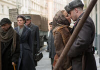 Noomi Rapace as Raisa Demidov and Tom Hardy as Leo Demidov in "Child 44."