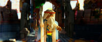 Vitruvius voiced by Morgan Freeman in "The LEGO Movie."