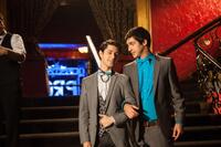 Michael J. Willett as Tanner and Anthony Garland as Christian in "G.B.F."
