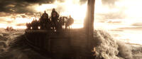 Sullivan Stapleton as Themistokles and Hans Matheson as Aeskylos in "300: Rise of an Empire."