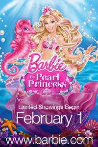 Poster art for "Barbie: the Pearl Princess."