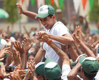 A scene from "Million Dollar Arm."