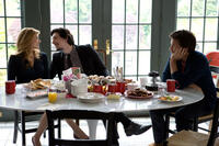 Connie Britton as Tracy Sullivan, Adam Driver as Phillip Altman and Jason Bateman as Judd Altman in "This Is Where I Leave You."
