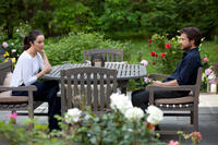 Abigail Spencer as Quinn Altman and Jason Bateman as Judd Altman in "This Is Where I Leave You."