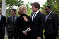 Jane Fonda as Hillary Altman and Jason Bateman as Judd Altman in "This Is Where I Leave You."