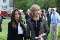 Tina Fey as Wendy Altman and Jane Fonda as Hillary Altman in "This Is Where I Leave You."