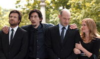 Jason Bateman as Judd Altman, Adam Driver as Phillip Altman, Corey Stoll as Paul Altman and Kathryn Hahn as Annie Altman in "This Is Where I Leave You."