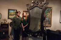 Brenton Thwaites and Karen Gillian in "Oculus."
