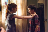 Annalise Basso and Garrett Ryan in "Oculus."