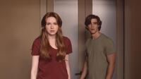 Karen Gillian and Brenton Thwaites in "Oculus."