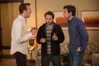 Jason Sudeikis as Kurt Buckman, Charlie Day as Dale Arbus and Jason Bateman as Nick Hendricks in "Horrible Bosses 2."