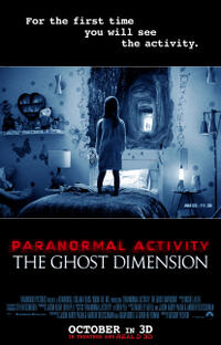 Poster art for "Paranormal Activity: The Ghost Dimension."