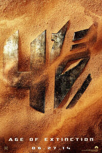 Poster art for "Transformers: Age of Extinction - An IMAX 3D Experience."