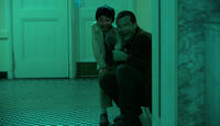 Rohan Chand as Chaitanya Chopra and Jason Bateman as Guy Trilby in "Bad Words."