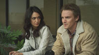 Nazanin Boniadi and Riley Smith in "Shirin in Love."