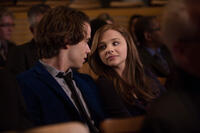 Jamie Blackley as Adam and Chloe Moretz as Mia Hall in "If I Stay."