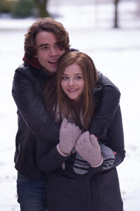 Jamie Blackley as Adam and Chloe Moretz as Mia Hall in "If I Stay."