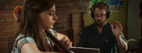 Chloe Moretz as Mia Hall and Joshua Leonard as Denny Hall in "If I Stay."