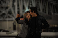 Chloe Moretz as Mia Hall and Jamie Blackley as Adam in "If I Stay."