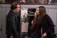 Jamie Blackley as Adam, Chloe Moretz as Mia Hall and Liana Liberato as Kim in "If I Stay."