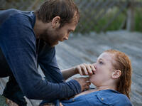 Mark Webber as Preston and Sarah Snook as Jessie in "Jessabelle."