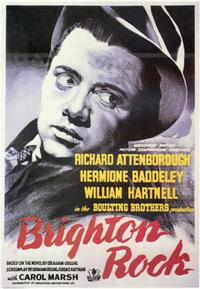 Poster art for "Brighton Rock."