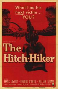 Poster art for "The Hitch-Hiker."
