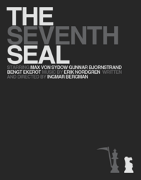 Poster art for "The Seventh Seal."