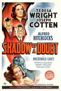 Poster art for "Shadow of a Doubt."