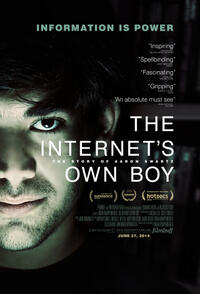 Poster art for "The Internet's Own Boy: The Story of Aaron Swartz."