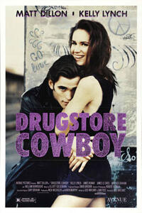 Poster art for "Drugstore Cowboy"