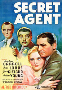 Poster art for "Secret Agent."