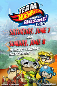 Poster art for "Team Hot Wheels: The Origin of Awesome Event"