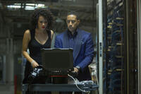 Ludacris and Nathalie Emmanuel in "Furious 7."